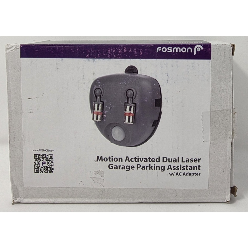 Fosmon Dual Laser Garage Parking Assist Motion Sensor AC Adapter Class 3